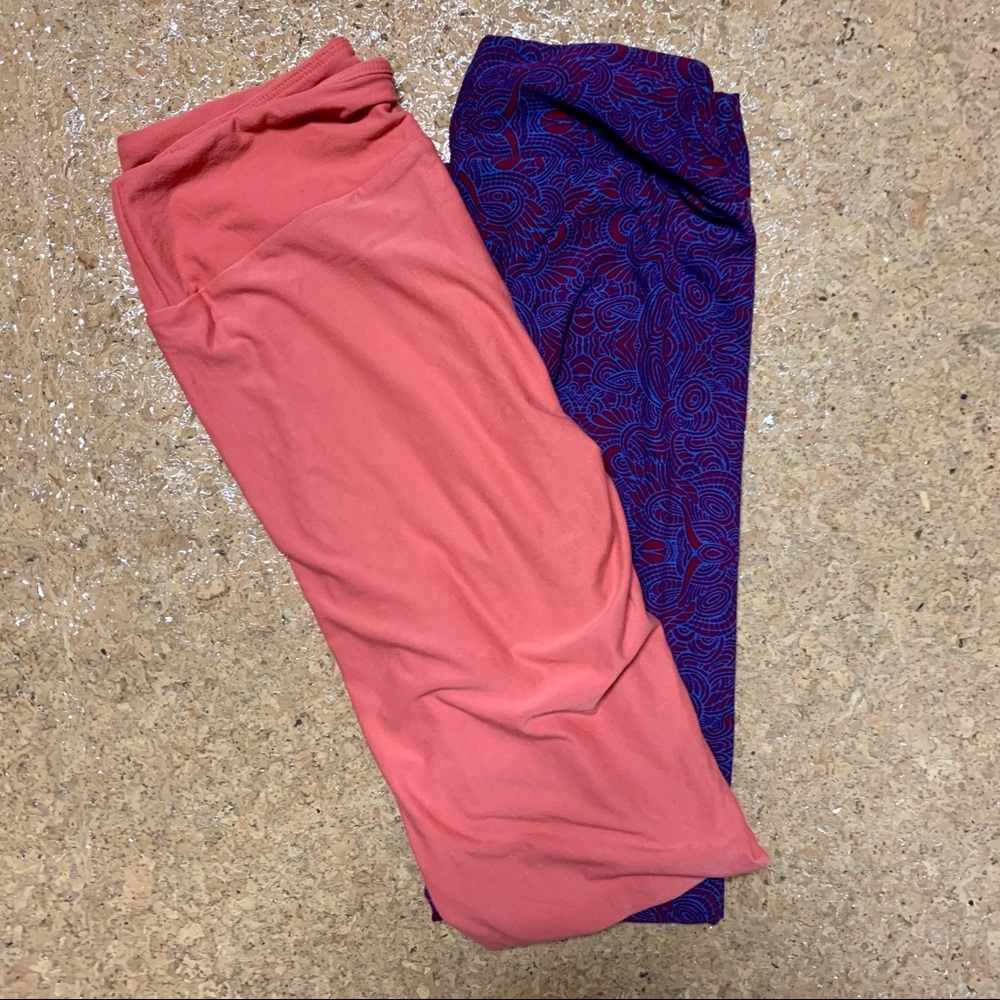 Lularoe 2 pair butter leggings bundle